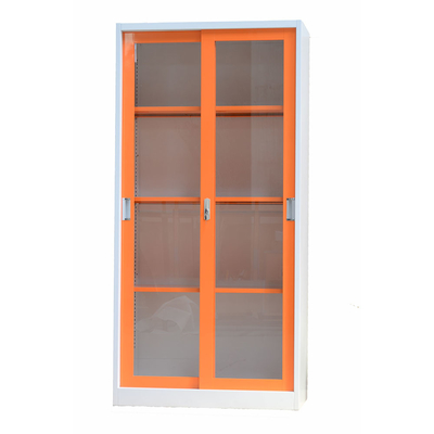 50KG Lockable Sliding Door Cupboard KD Structure RAL Color