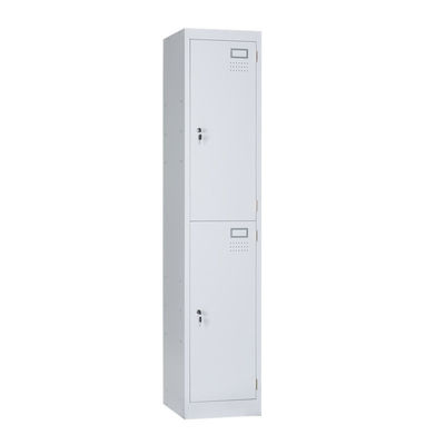 One Line Two Door Metal Lockers For School Gym Workshop