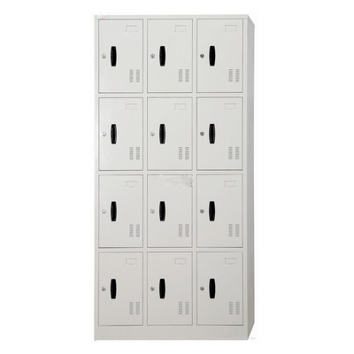 Factory Wardrobe Kids Clothing Lockers Steel Cabinet With 12 Doors