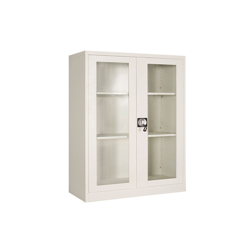 Modern Industrial H900mm Glass Door Filing Cabinet Fitting File Storage Cabinet